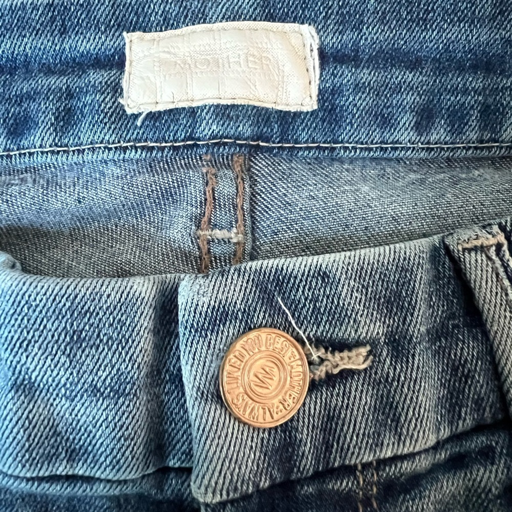 Mother Looker Frayed Ankle Wild Thing Size 24 Jeans